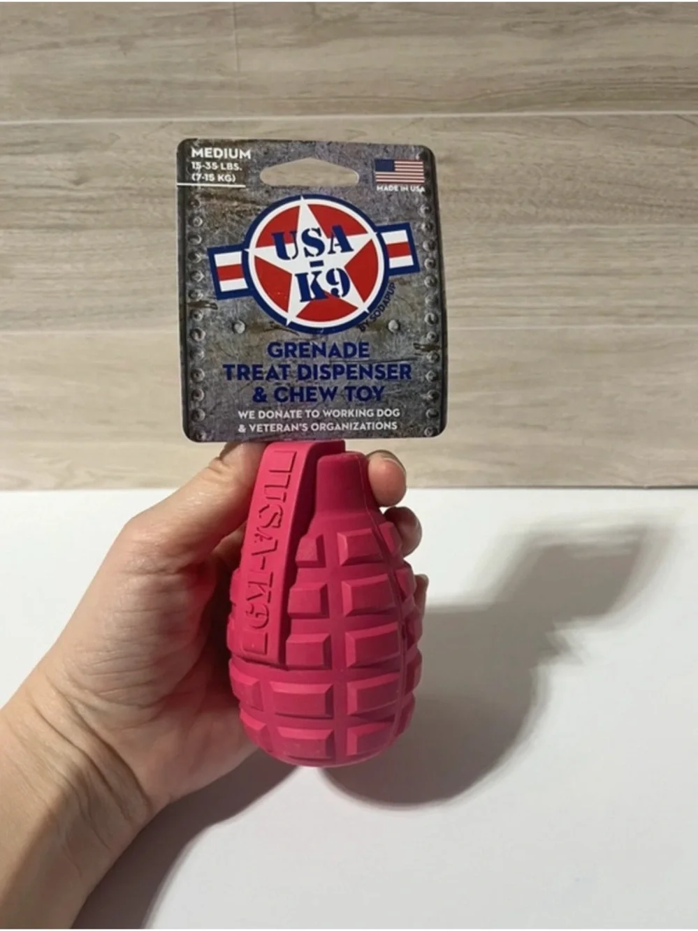 NWT Dog treat dispenser chew toy- durable!